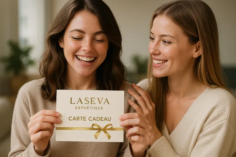 Carte cadeau sensorielle et personnalisée pour soins esthétiques haut de gamme à offrir à Tomblaine